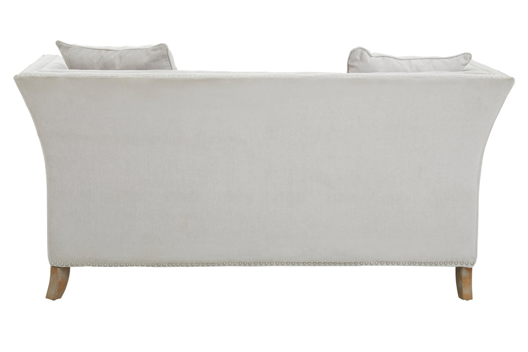 Heron Two Seat Grey Fabric Sofa