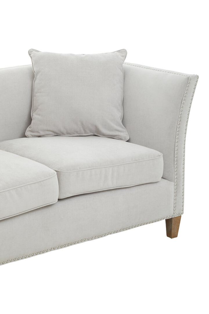 Heron Two Seat Grey Fabric Sofa
