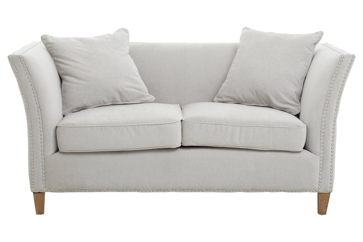 Heron Two Seat Grey Fabric Sofa
