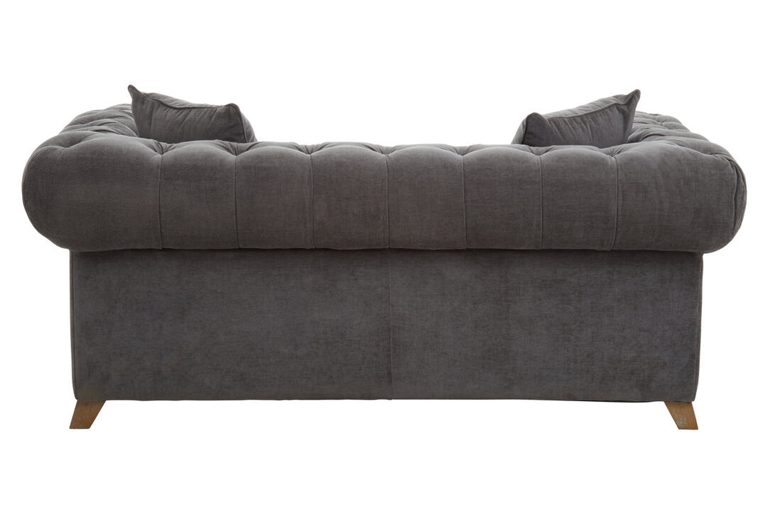 Spencer 2 Seat Grey Fabric Sofa