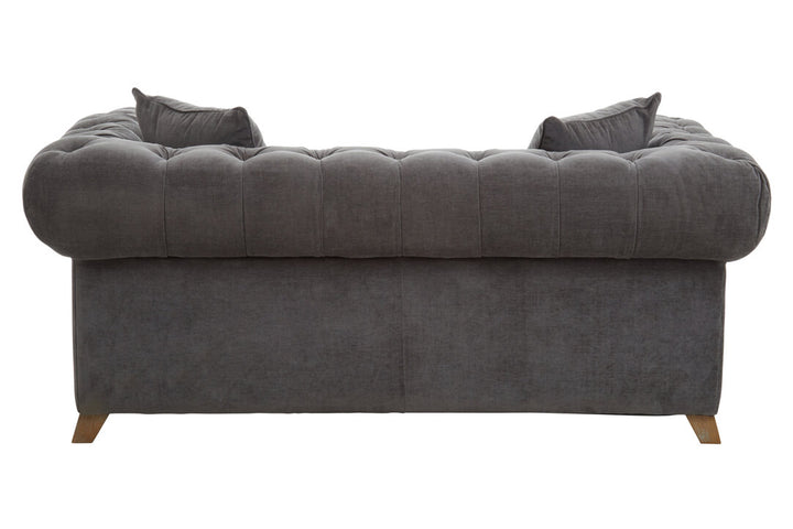 Spencer 2 Seat Grey Fabric Sofa