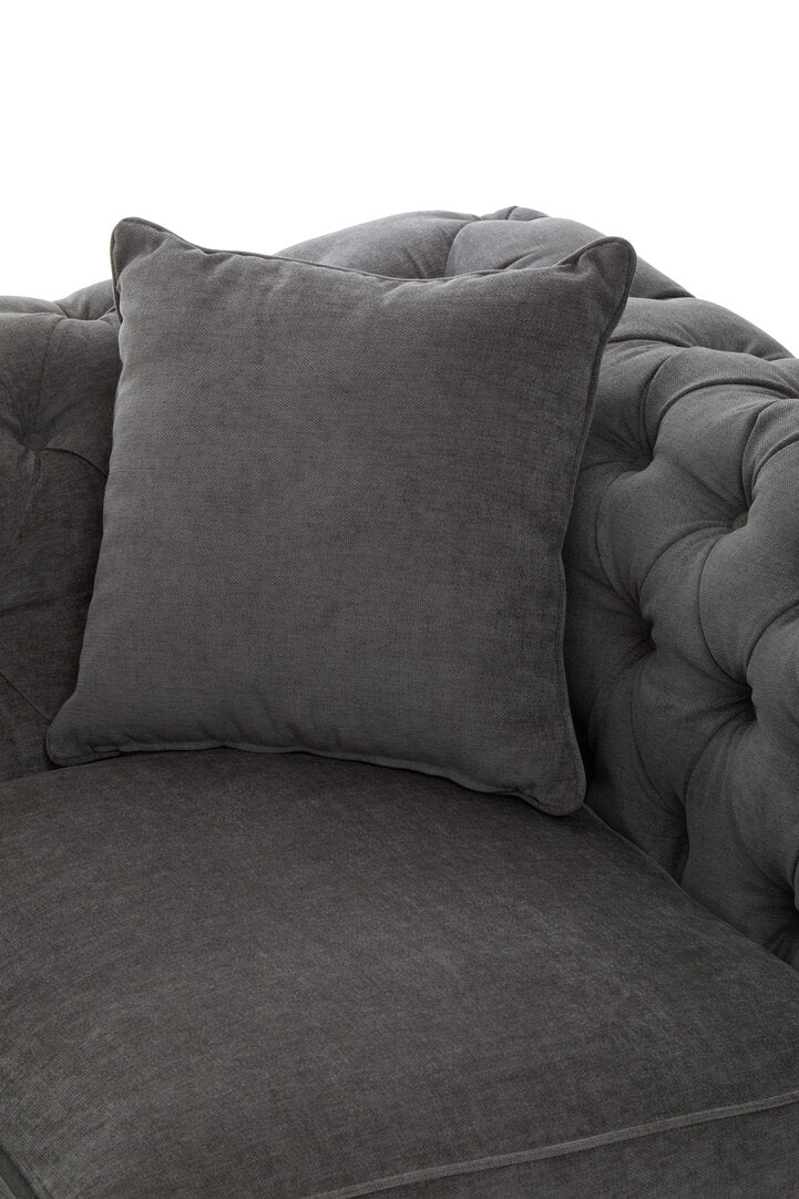 Spencer 2 Seat Grey Fabric Sofa
