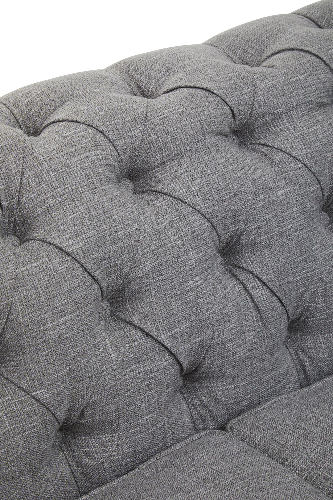 Dove Three Seat Grey Linen Sofa