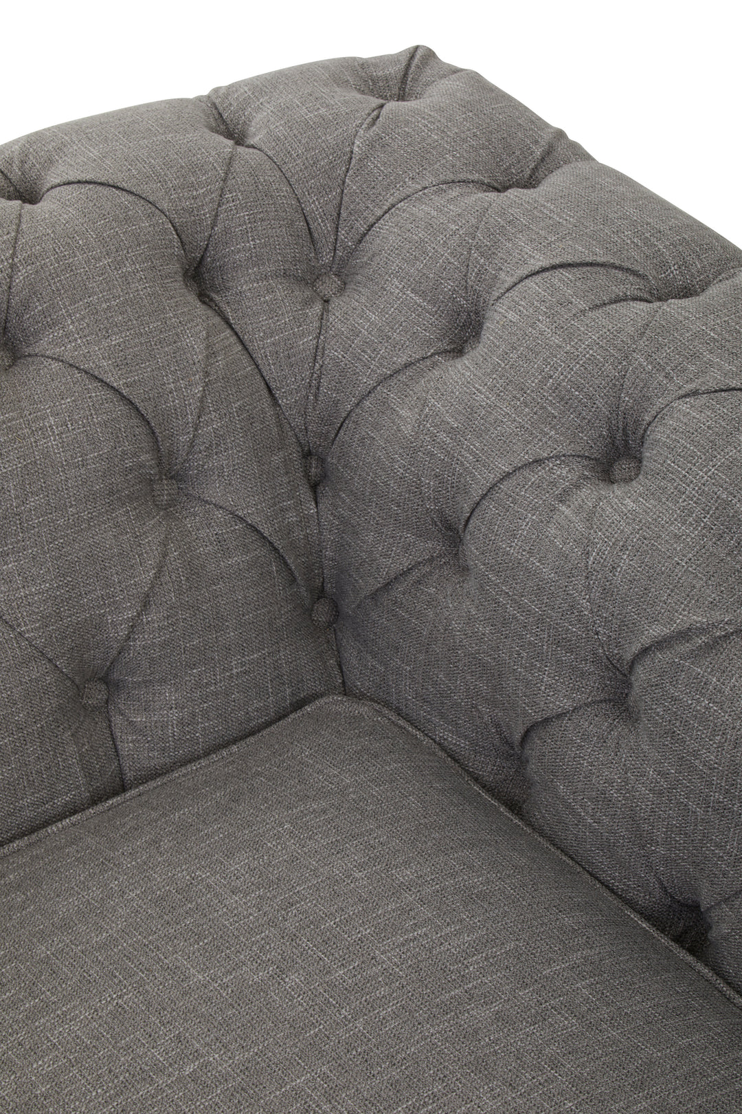 Dove Two Seat Grey Linen Sofa