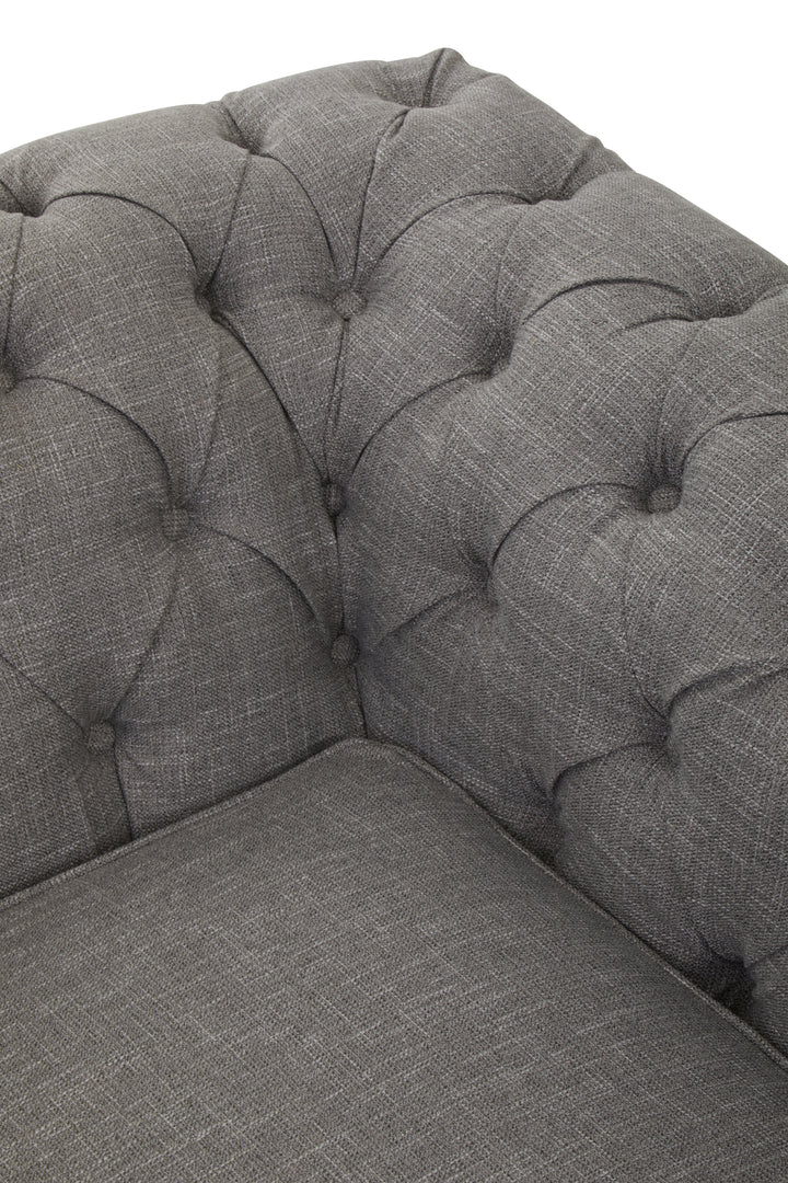 Dove Two Seat Grey Linen Sofa