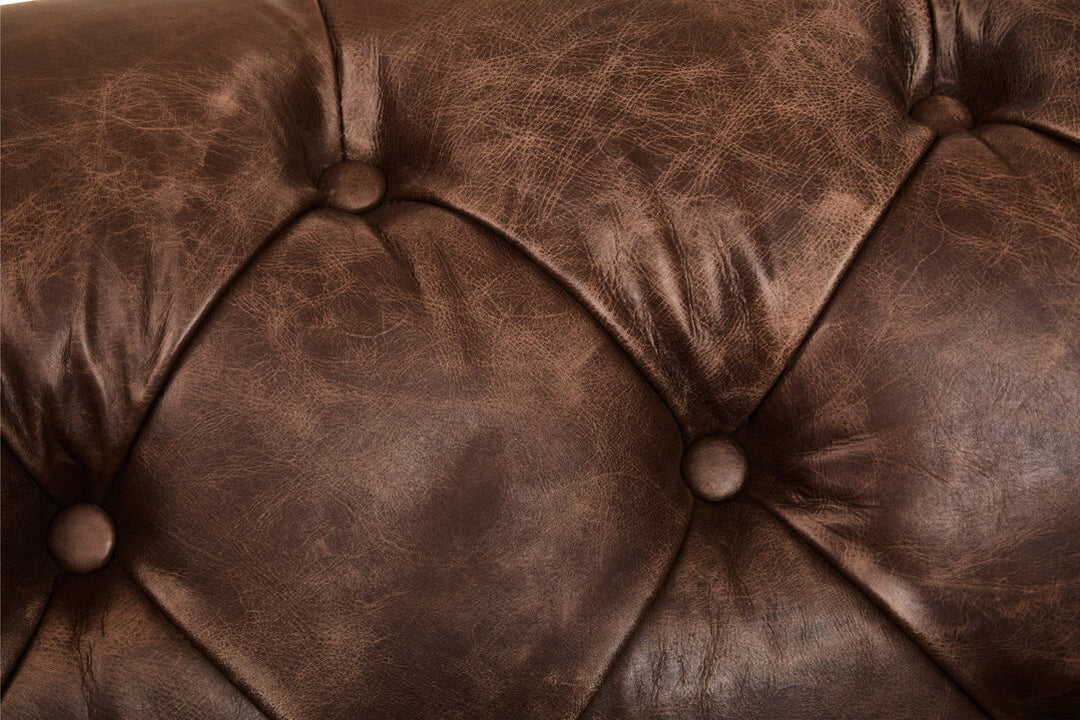 Falcon Brown Leather Sofa