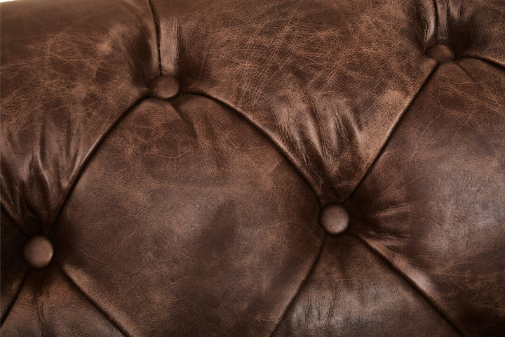 Falcon Brown Leather Sofa