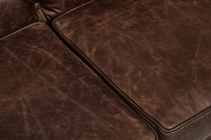 Falcon Brown Leather Sofa