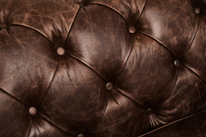 Falcon Brown Leather Sofa