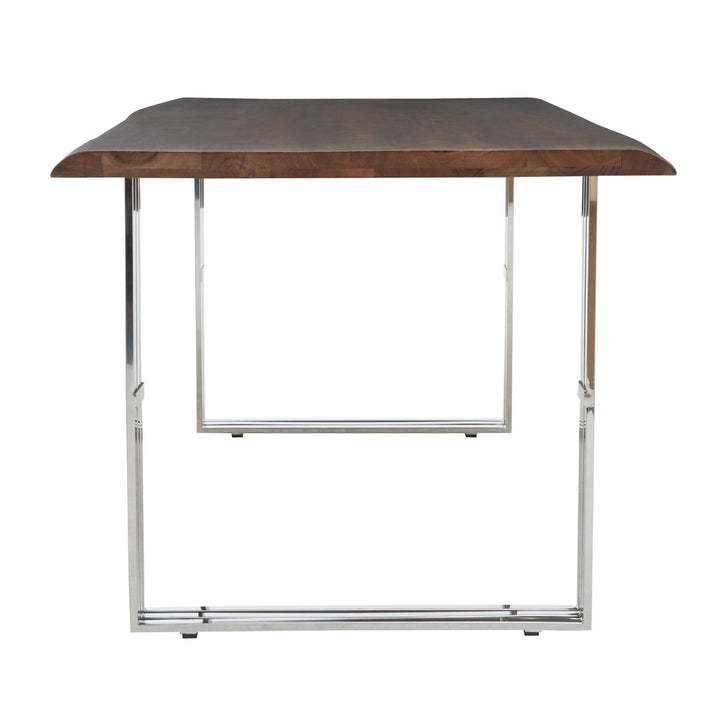 Kody Natural And Silver Dining Table
