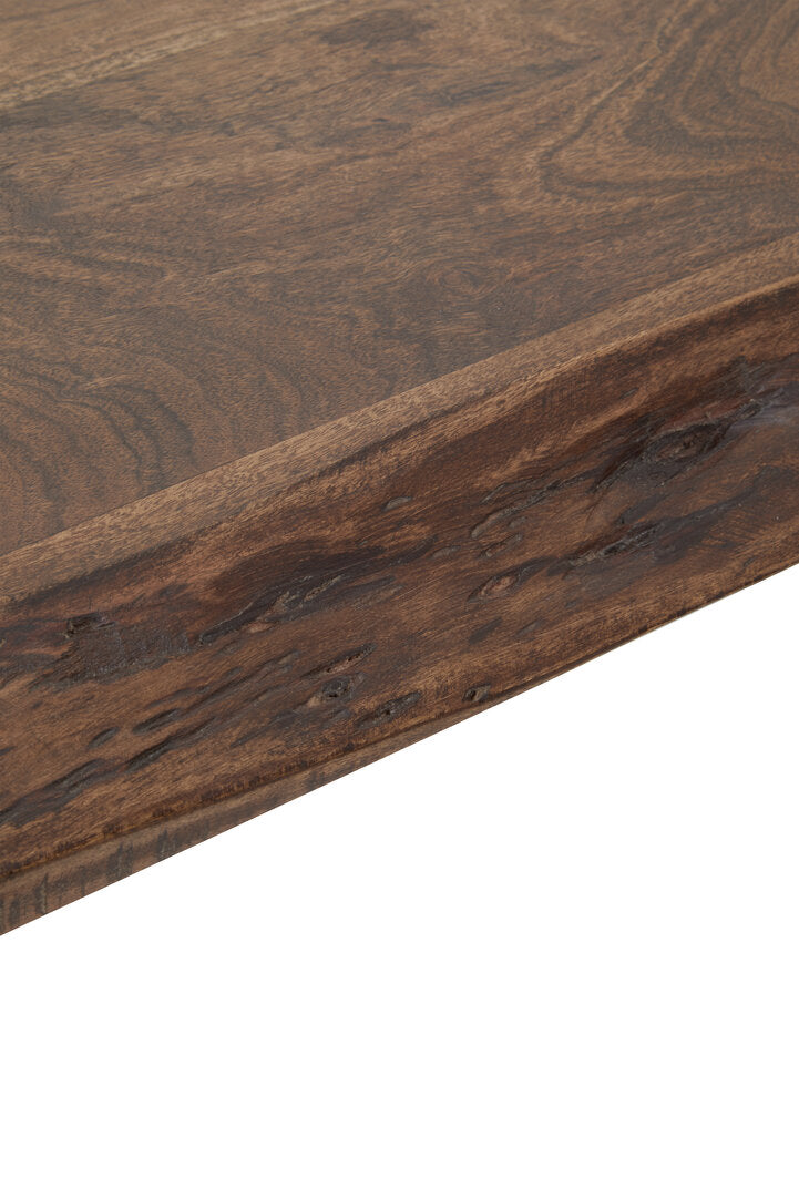 Kody Natural And Silver Dining Table