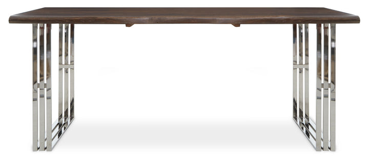 Kody Natural And Silver Dining Table