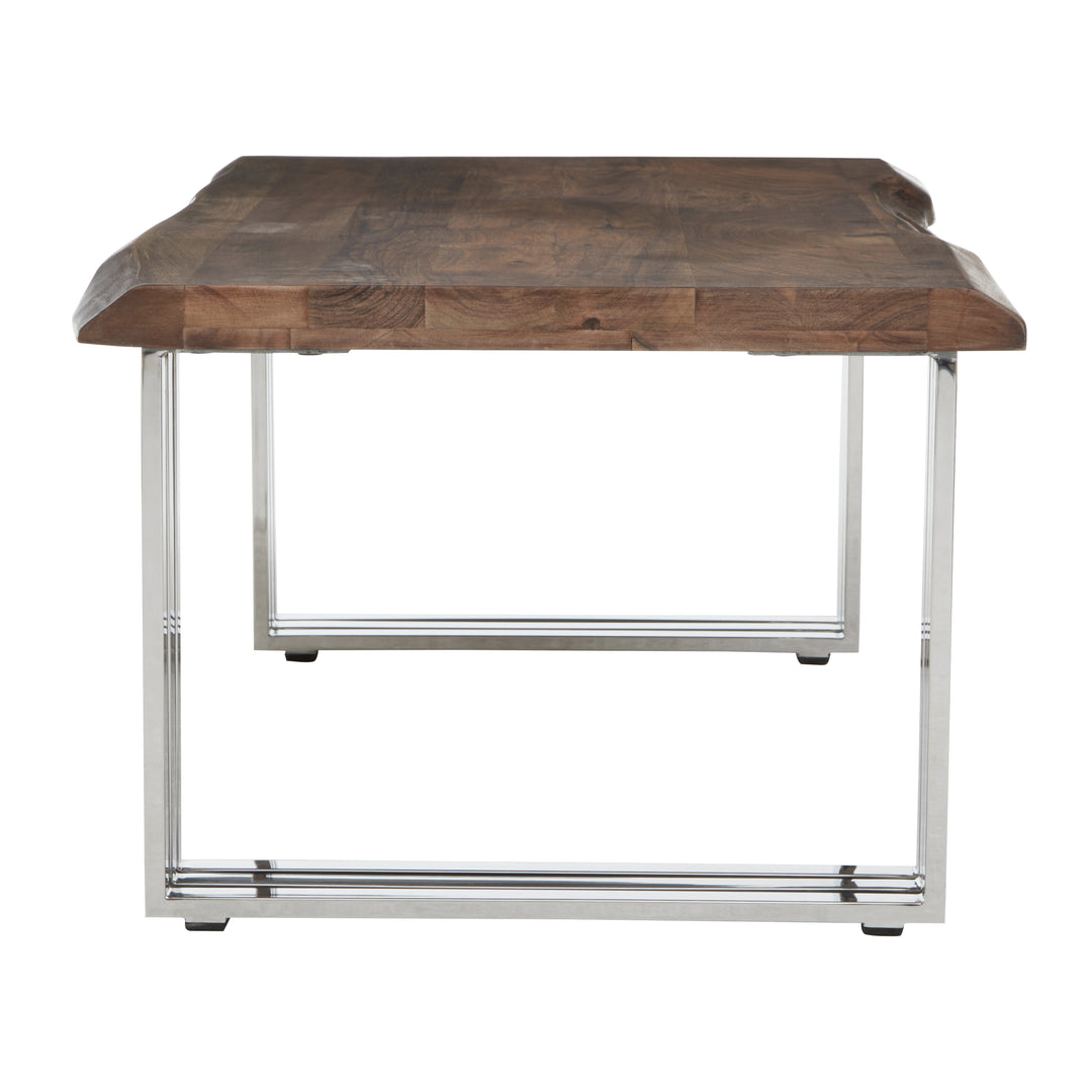 Oscar Natural And Silver Coffee Table