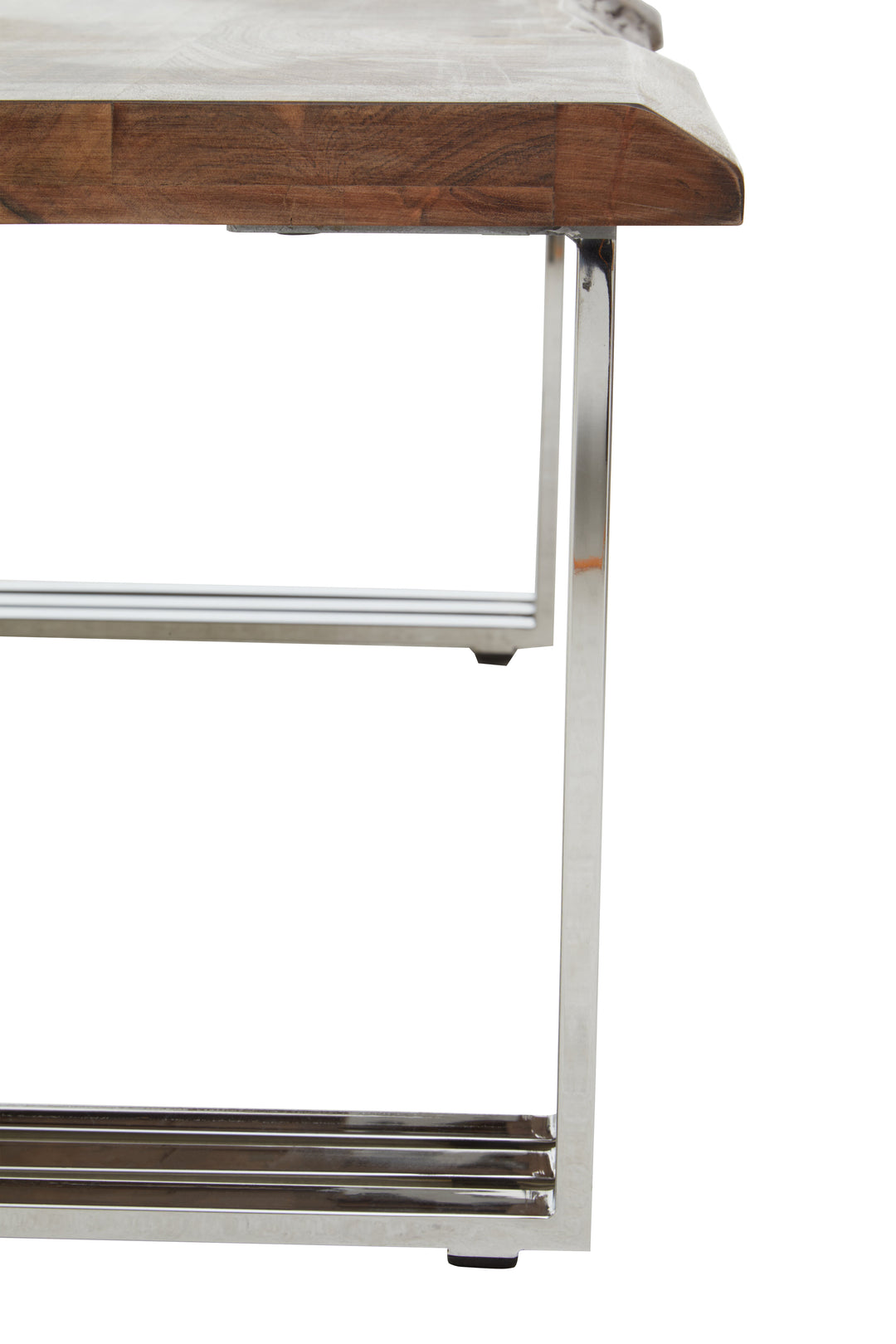 Oscar Natural And Silver Coffee Table