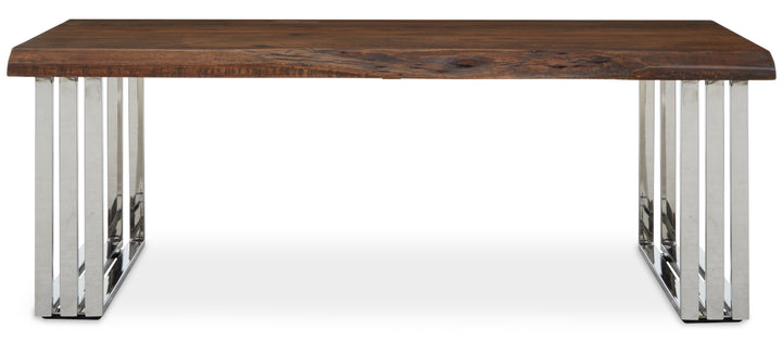 Oscar Natural And Silver Coffee Table