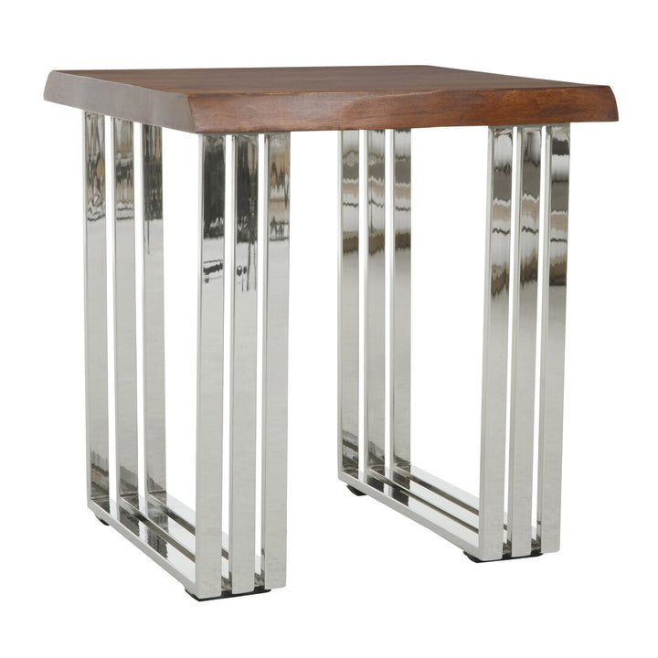 Kody Natural And Silver Small Console Table