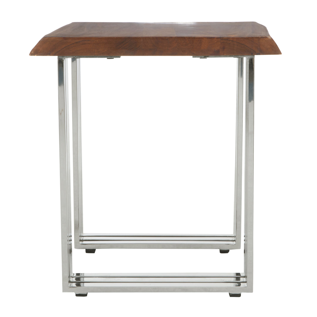 Oscar Natural And Silver Small Console Table