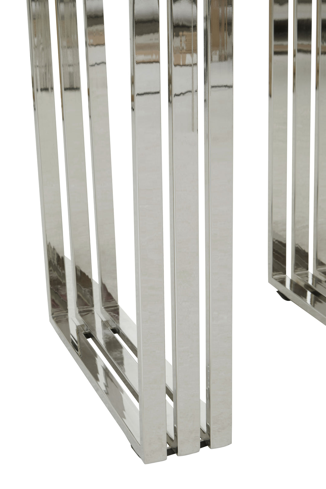 Oscar Natural And Silver Small Console Table