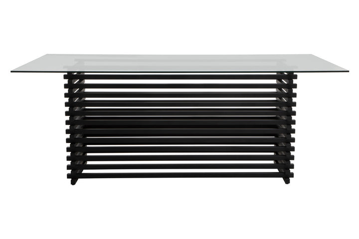 Pax Matte Black Dining Table