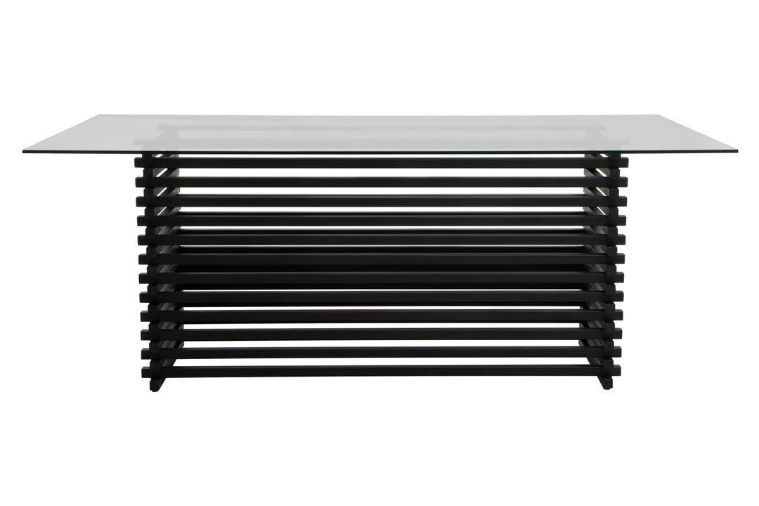 Pax Matte Black Dining Table