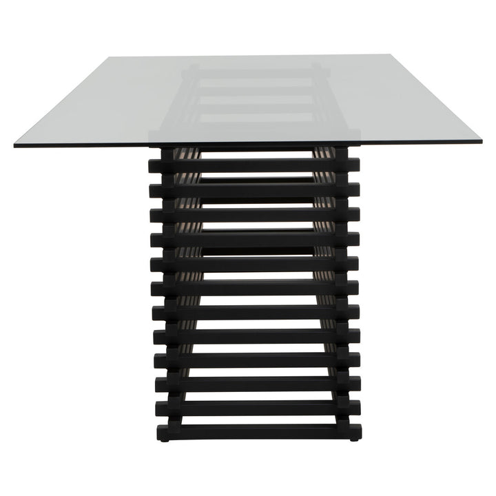 Pax Matte Black Dining Table