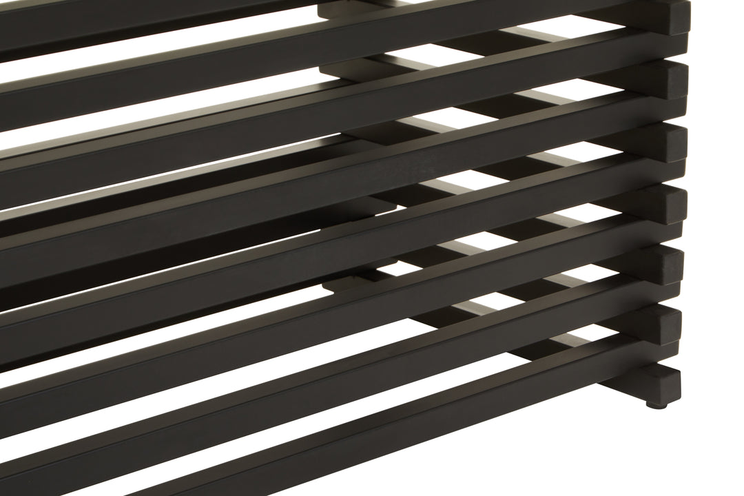 Pax Matte Black Dining Table