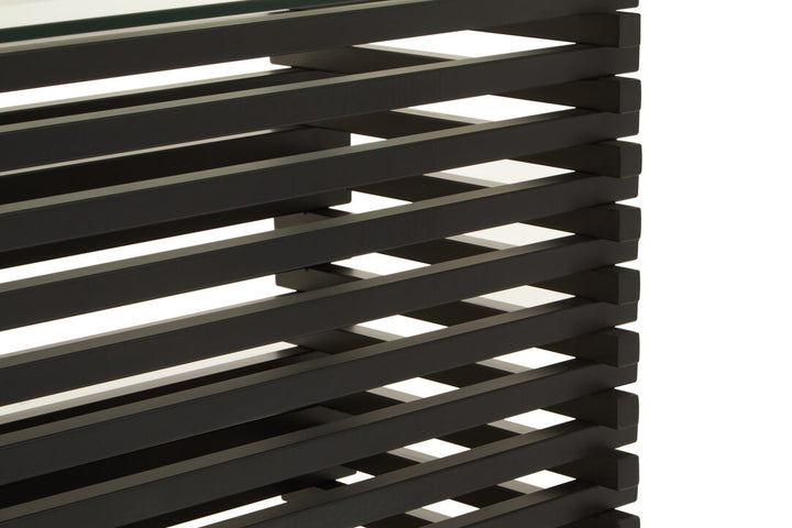 Pax Matte Black Dining Table