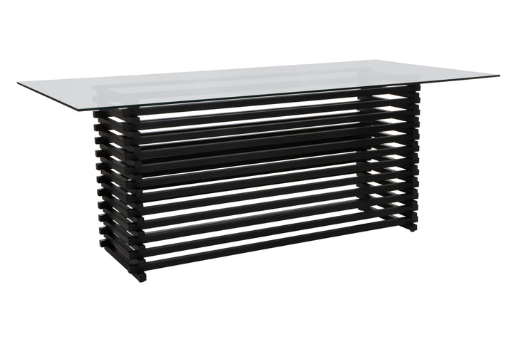 Pax Matte Black Dining Table