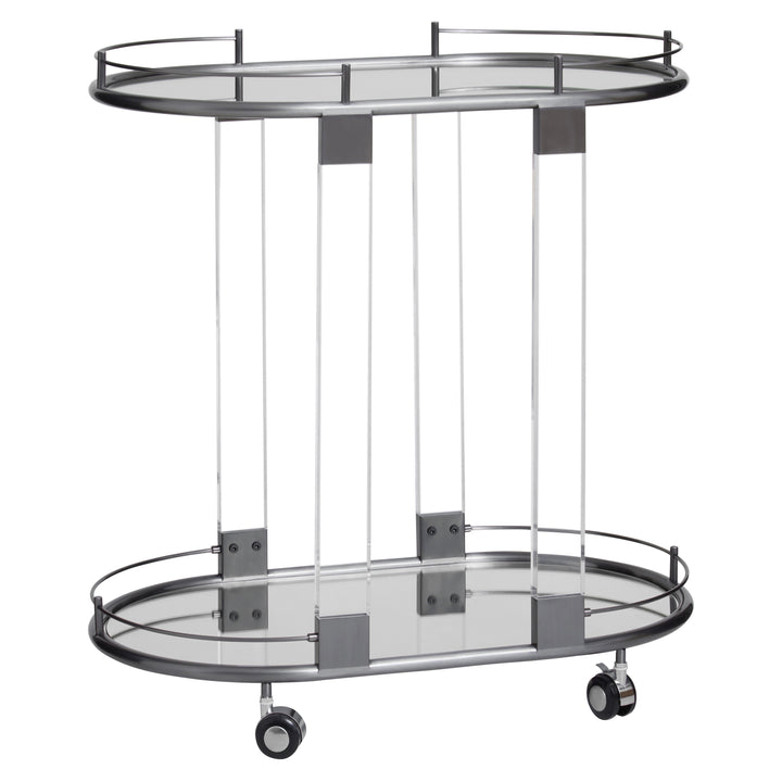 Pax Drinks Trolley in Metallic Frame
