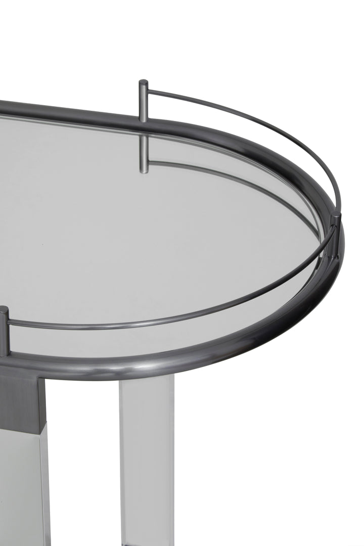 Pax Drinks Trolley in Metallic Frame