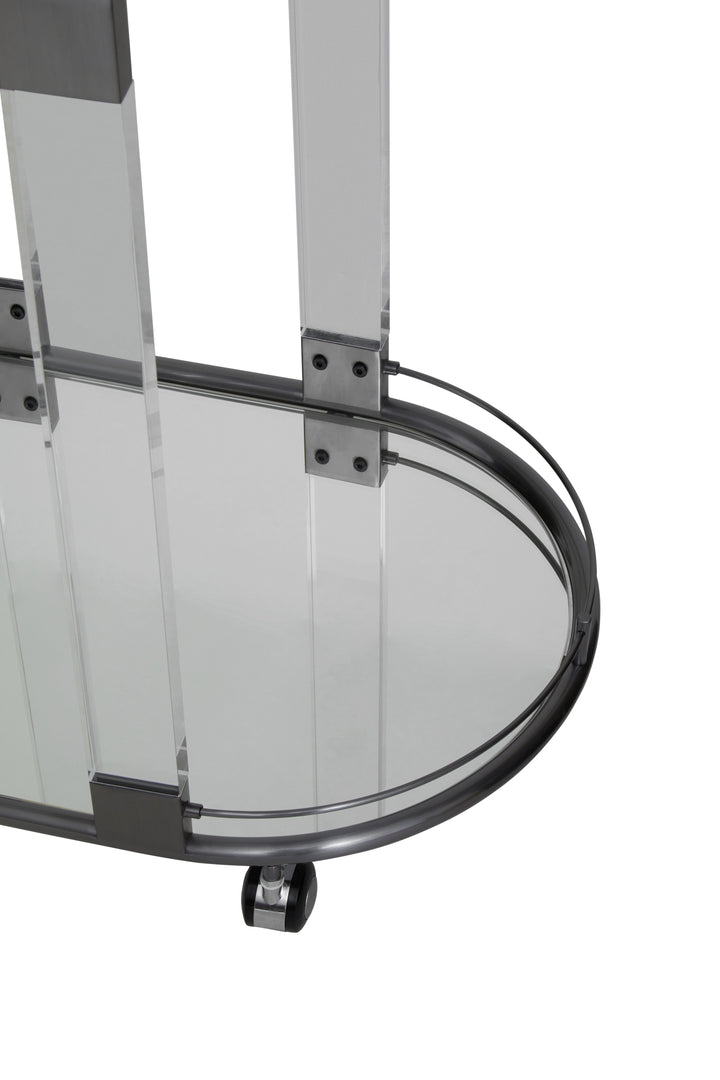 Pax Drinks Trolley in Metallic Frame