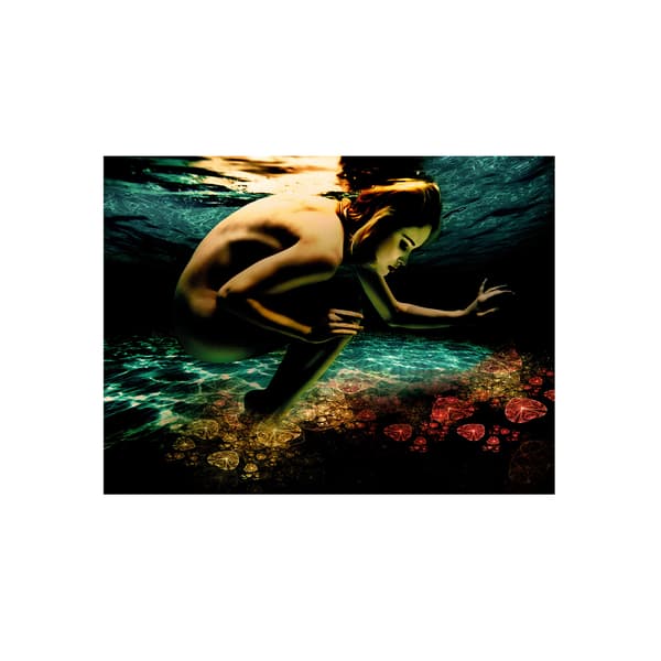 The Deep Dark, Plexiglass Artwork, 120cm x 80cm - Andrew Martin