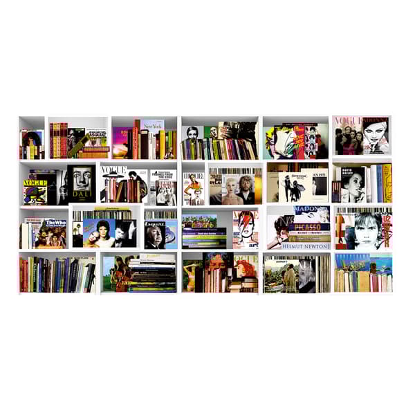 Music Books 1 250X120 - Plexiglass, 250cm x 120cm - Andrew Martin