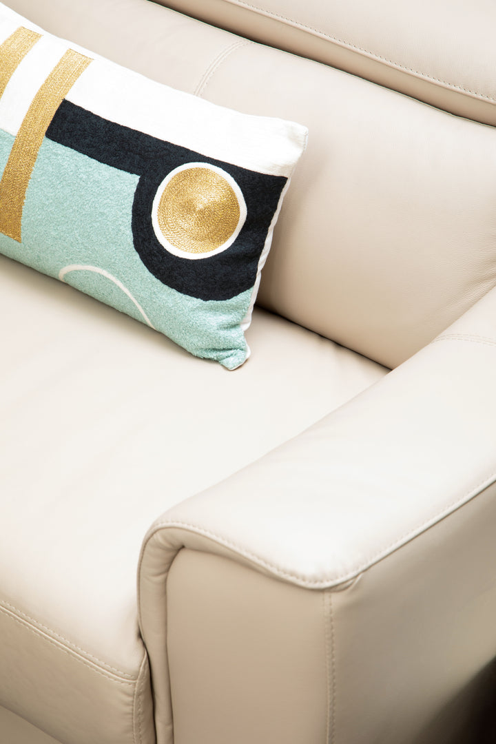 Dove Abstract Rectangular Cushion