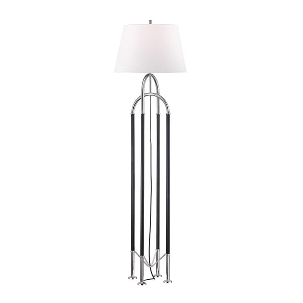 Arnett Floor Lamp Nickel, Floor Lamp, Polished Nickel - Andrew Martin
