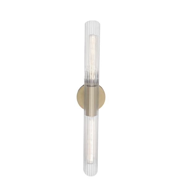 Cecily Wall Light Brass, Wall Light, Large, Aged Brass - Andrew Martin