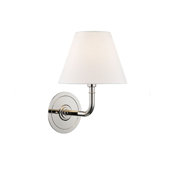 Esme Wall Light Nickel, Wall Light, Polished Nickel - Andrew Martin