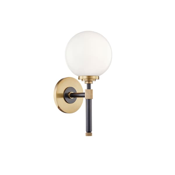 Bowery Orb Wall Light Bronze, Wall Light, Old Bronze - Andrew Martin