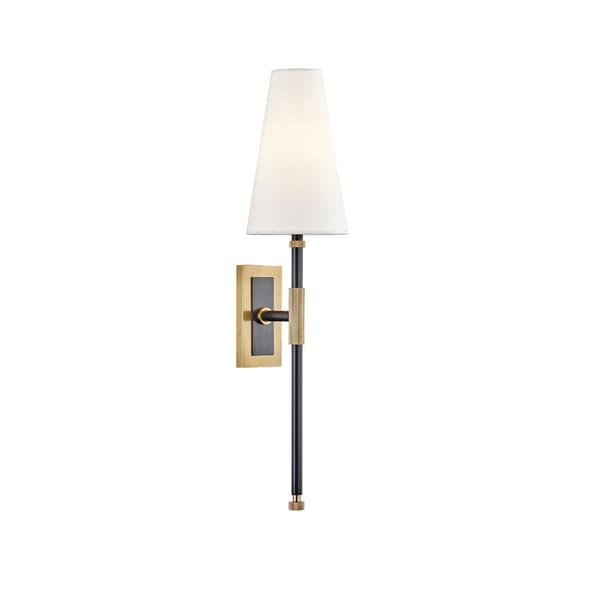 Bowery Tapered Wall Light Bronze, Wall Light, Old Bronze - Andrew Martin
