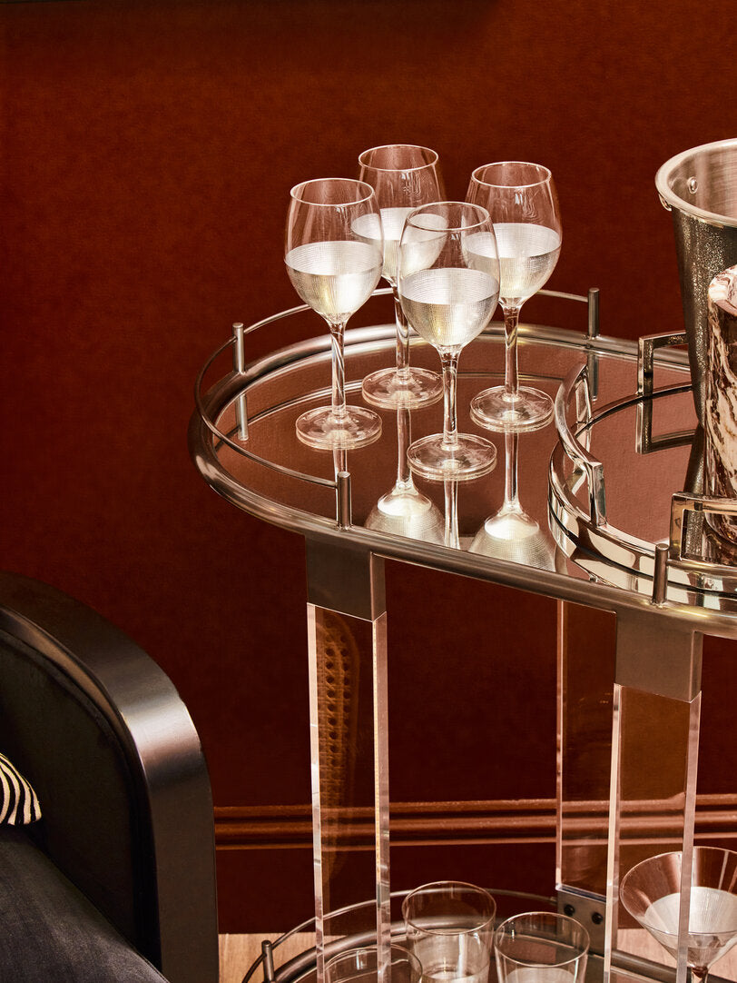 Pax Drinks Trolley in Metallic Frame