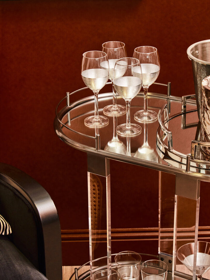 Pax Drinks Trolley in Metallic Frame