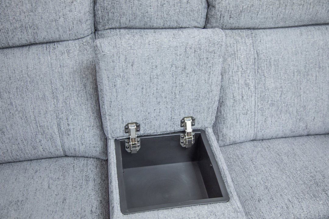 Owen Electric Recliner Sofa Grey Large Corner