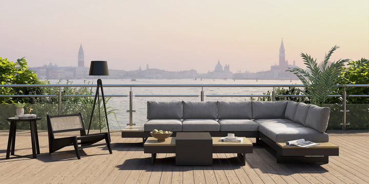 Stony 6 Seater Outdoor Sectional Sofa set