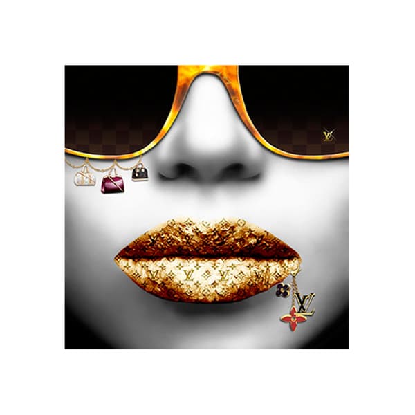 LV Gold & Silver, 150cm x 150cm - Andrew Martin