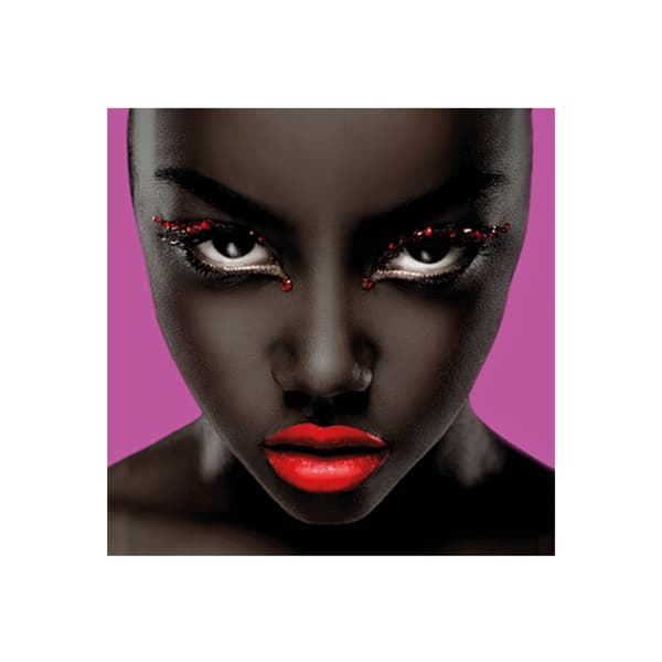 Red Tears, Plexiglass Artwork, 100cm x 100cm, Multicoloured/Purple/Red - Andrew Martin