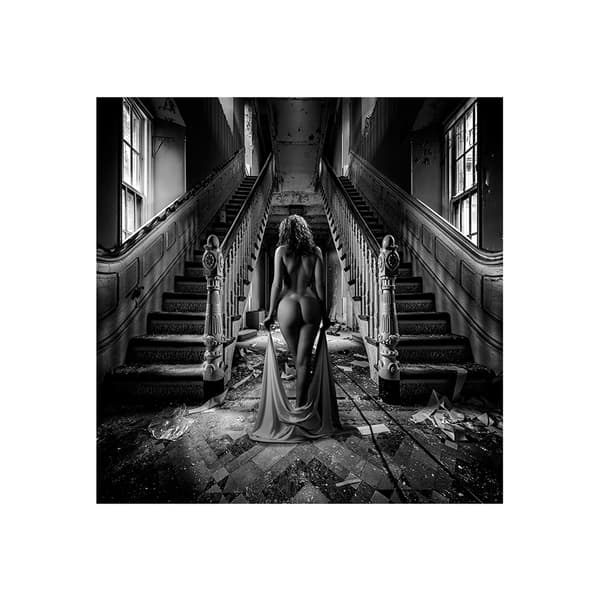 Sweet Memory, Plexiglass Artwork, 100cm x 100cm, Black/White - Andrew Martin