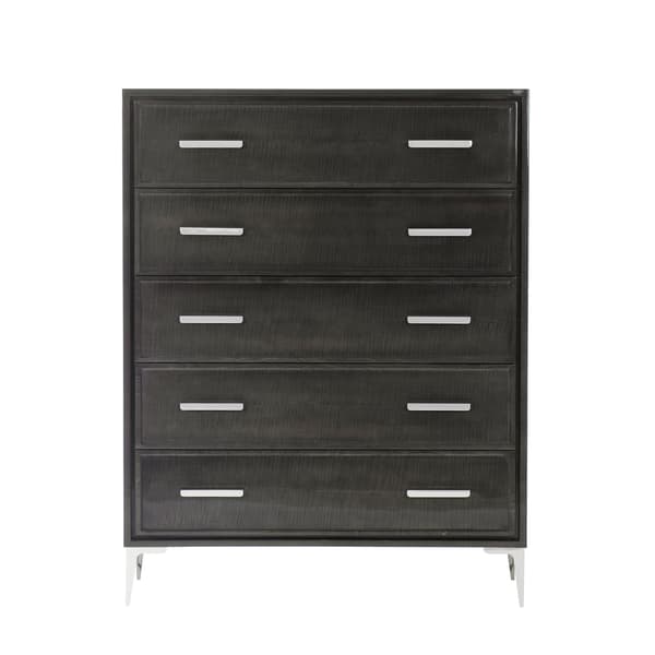 Chloe Chest Of Drawers, Chest of Drawers, Tall, Dark - Andrew Martin
