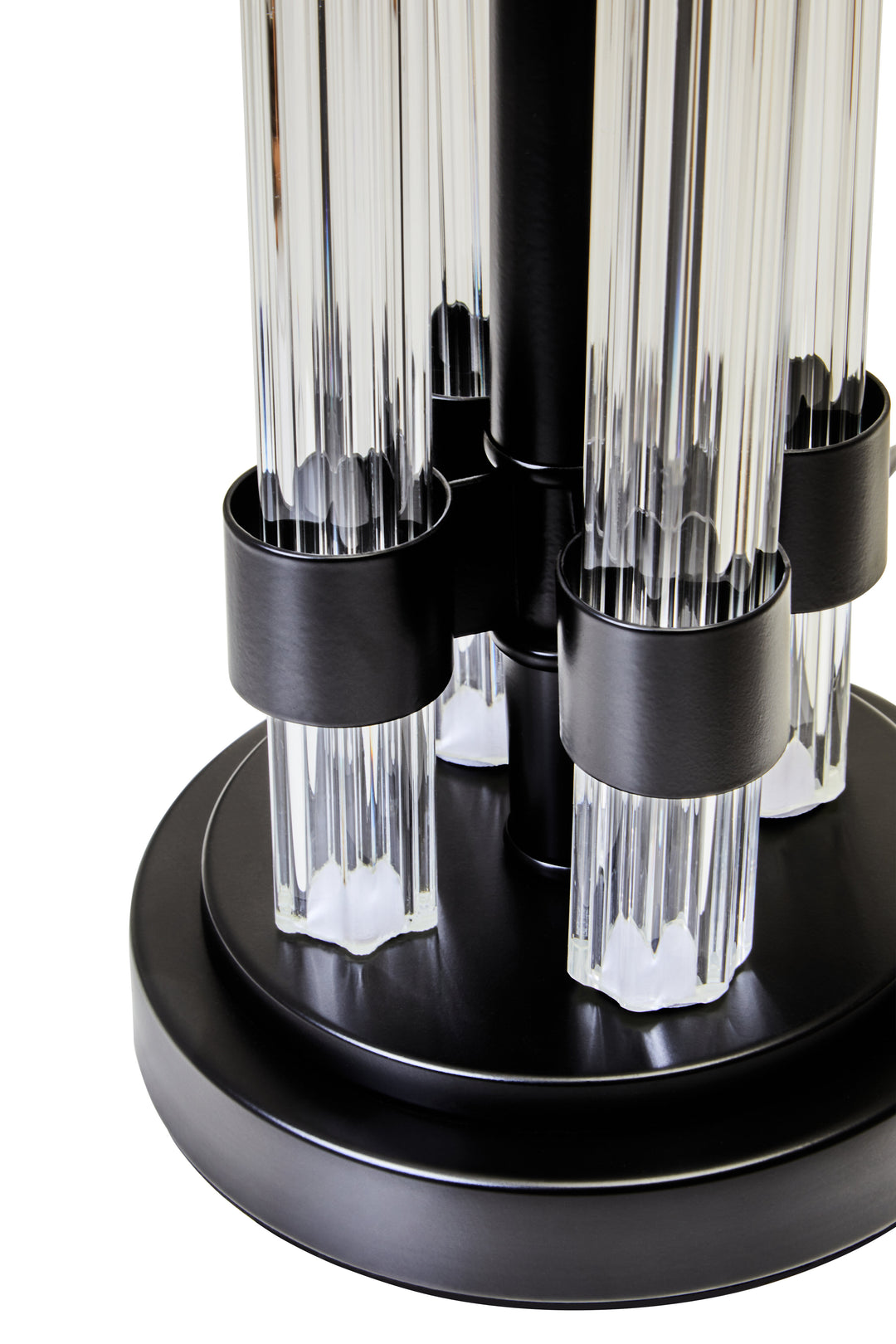 Sparky Matte Black and Ivory Table Lamp