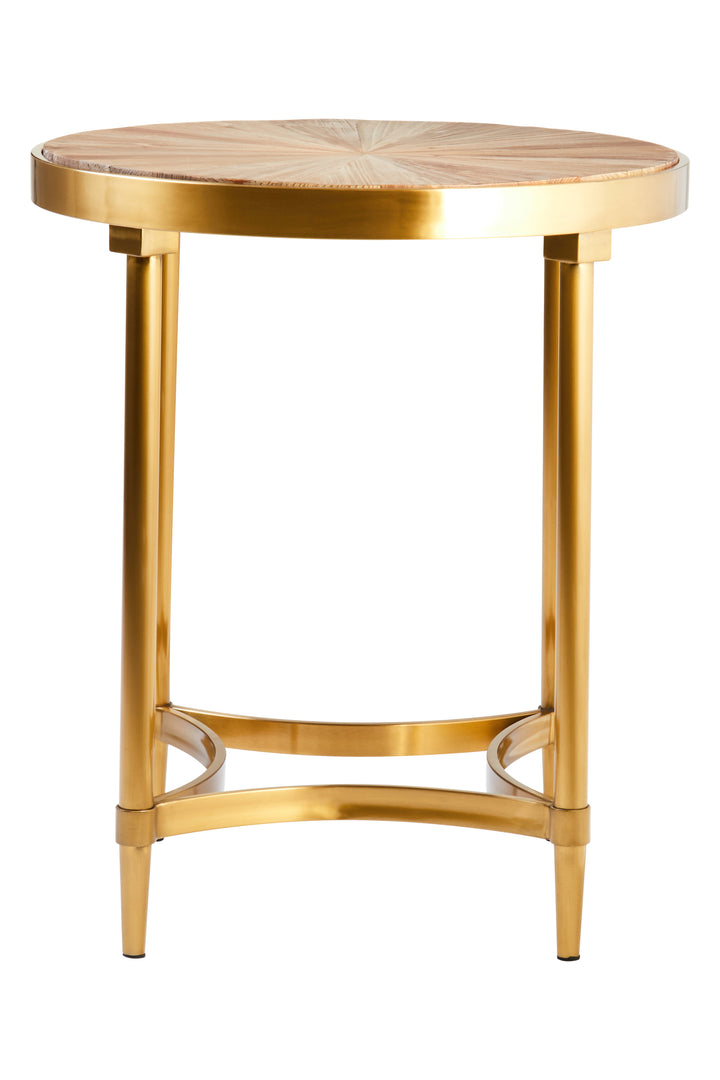 Calypso Side Table With Curved Frame