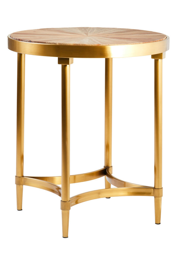 Calypso Side Table With Curved Frame